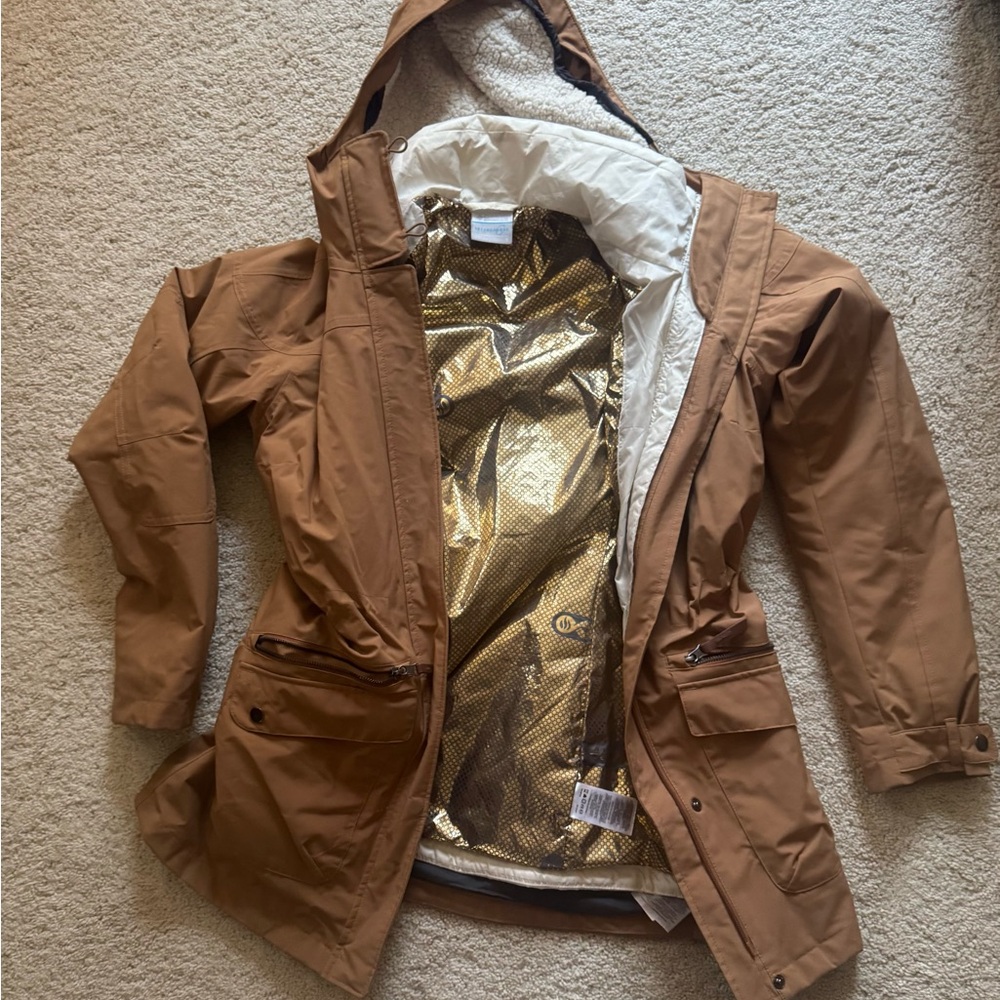 Brown Columbia small women's winter coat